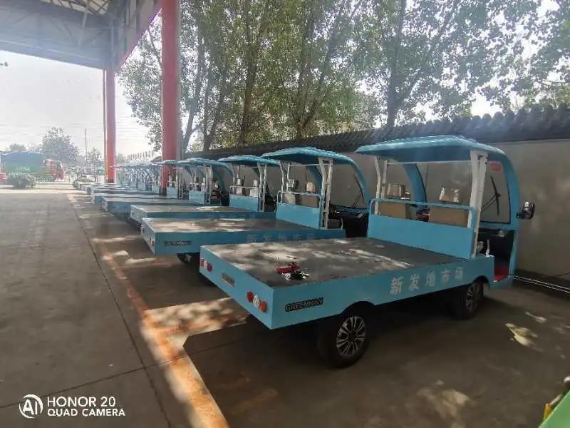 北京新發(fā)地市場(chǎng)復(fù)市·綠友電動(dòng)貨斗車(chē)大顯身手